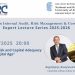Expert Lecture Series 2025-2026, 09/12/2025